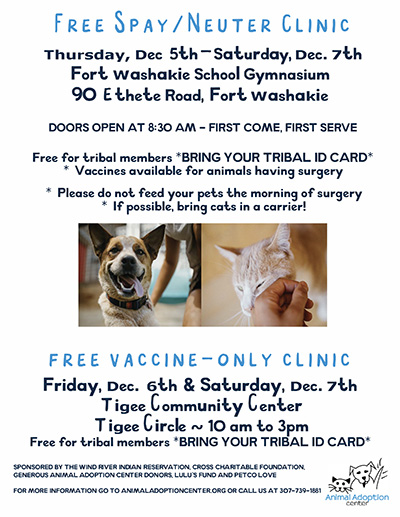Spay and Neuter Event Flyer